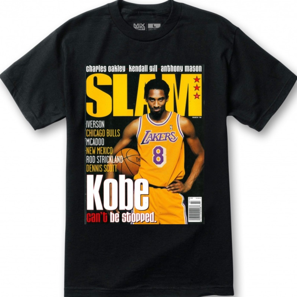 Kobe Bryant Cant Be Stopped Slam Magazine T-Shirt